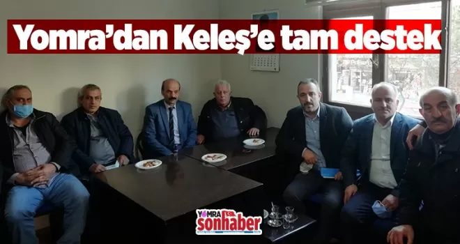 Yomra J Plaka Esnafından Muhsin Keleş’e Tam Destek 