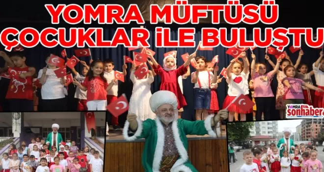 Yomra Müftüsü Celal Malkoç, çocuklar için tren kaldırdı