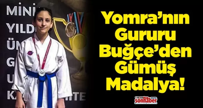 Yomra’nın Gururu Buğçe’den Gümüş Madalya