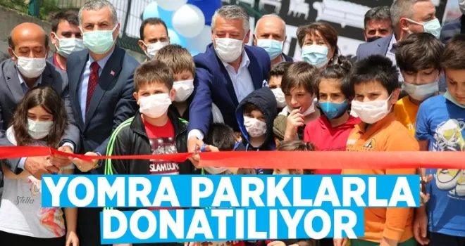 Yomra Parklarla donatılıyor