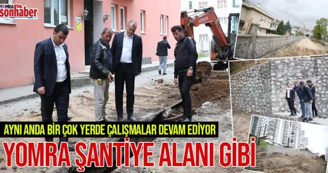 Yomra şantiye alanı gibi