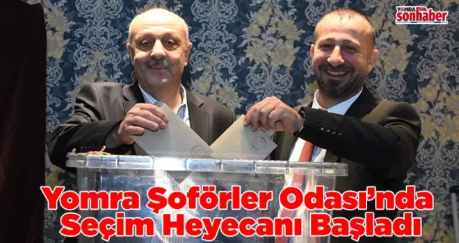 Yomra Şoförler Odası’nda Seçim Heyecanı Başladı