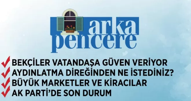 YOMRA'YA BİR DE BU PENCEDEREN BAKIN...