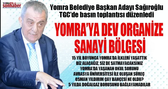 YOMRA’YA DEV ORGANİZE SANAYİ BÖLGESİ
