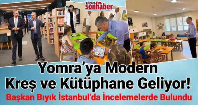 Yomra’ya Modern Kreş ve Kütüphane Geliyor! 