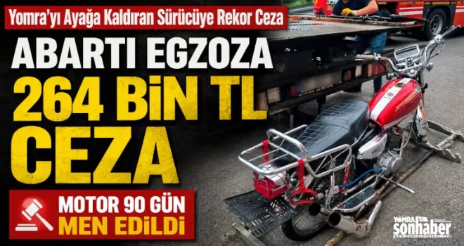 Yomra’yı Ayağa Kaldıran Sürücüye Rekor Ceza