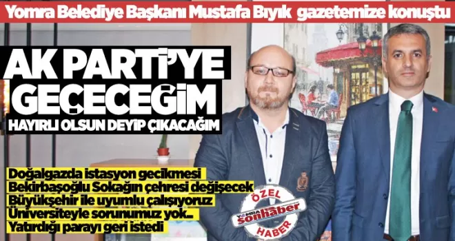 Yomra’yı modern ve medeni bir şehir haline getirmek istiyoruz