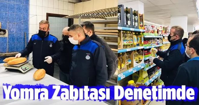 Yomra Zabıtası denetimde