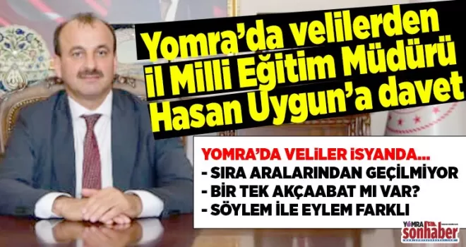 Yomra’da velilerden Müdür Uygun’a davet
