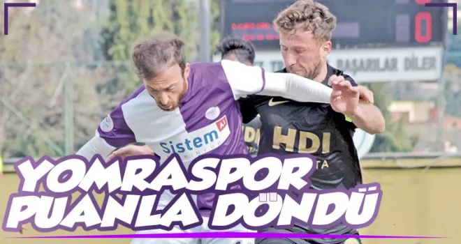 Yomraspor 1 puanla yetindi!