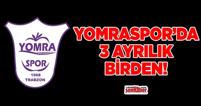 Yomraspor’da Altyapıda Ayrılık