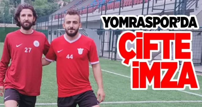 Yomraspor’dan çifte imza