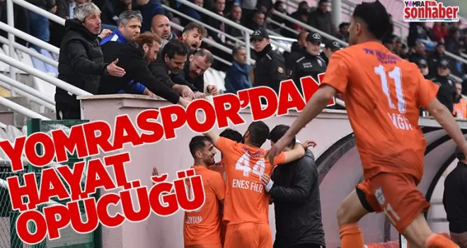 YOMRASPOR’DAN HAYAT ÖPÜCÜĞÜ 2-0