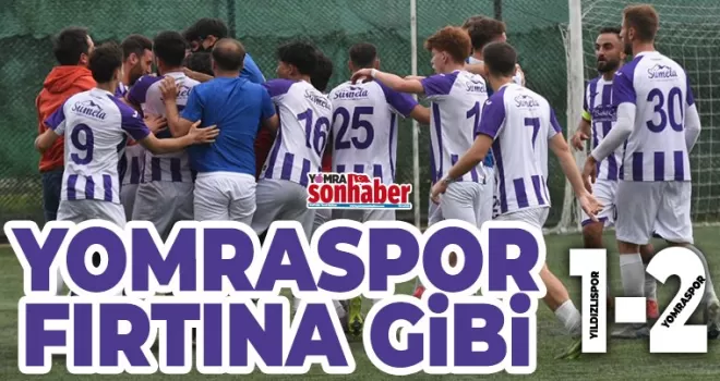 Yomraspor Fırtına Gibi!