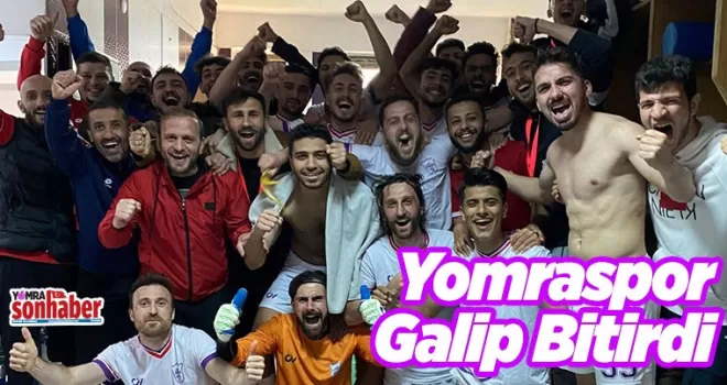 Yomraspor galip bitirdi
