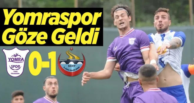 Yomraspor Göze Geldi: 0-1