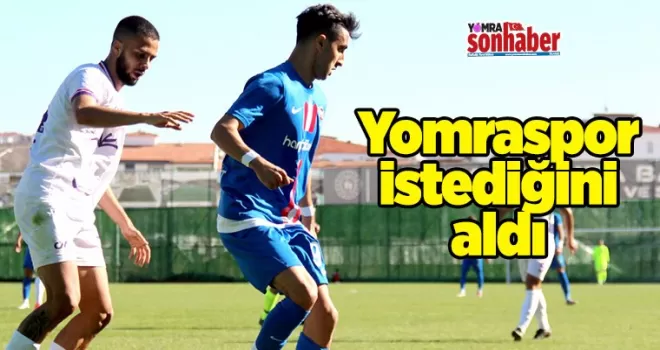 Yomraspor  istediğini aldı 