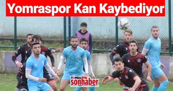 Yomraspor Kan Kaybediyor