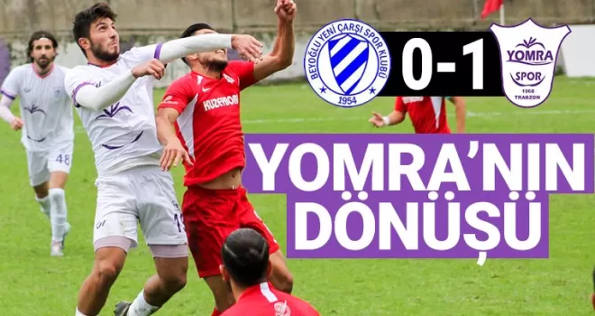 Yomraspor kendine geldi… 