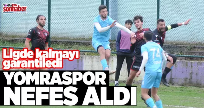Yomraspor nefes aldı
