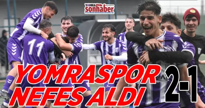 Yomraspor nefes aldı