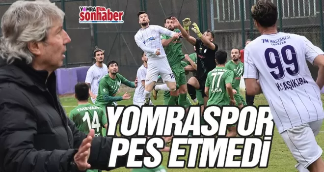 Yomraspor pes etmedi: 1-1