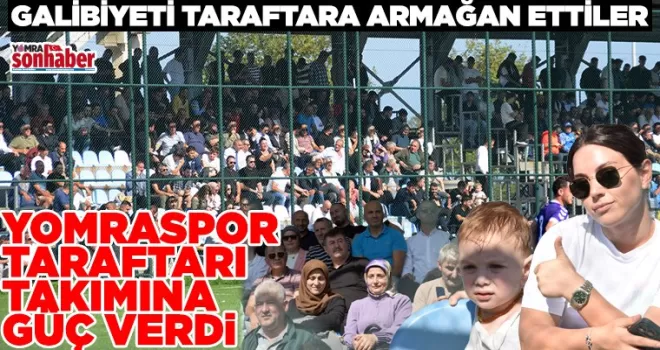 Yomraspor Taraftarı Takımına Güç Verdi