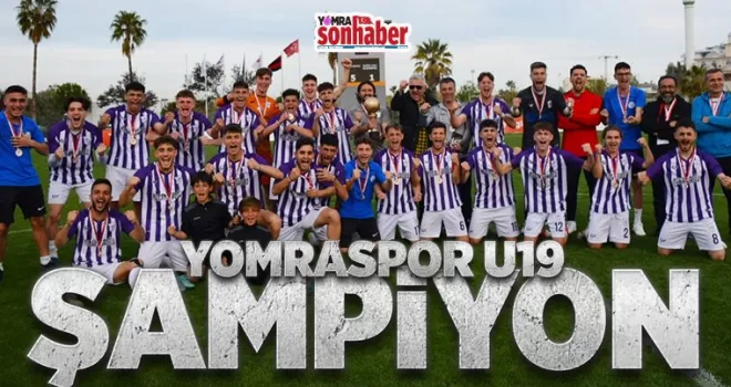Yomraspor U-19 Bölgesel Gelişim Ligi’nde şampiyon!
