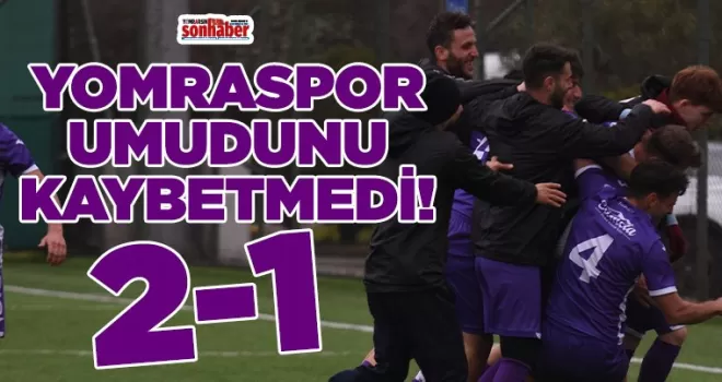 YOMRASPOR UMUDUNU KAYBETMEDİ