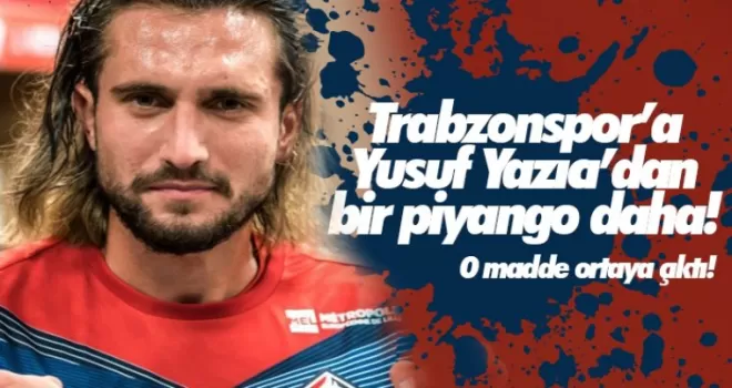 Yusuf'tan Trabzonspor'a bir piyango daha!