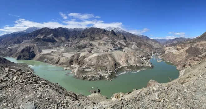 Yusufeli Barajı’nda su yüksekliği 100 metreyi aştı
