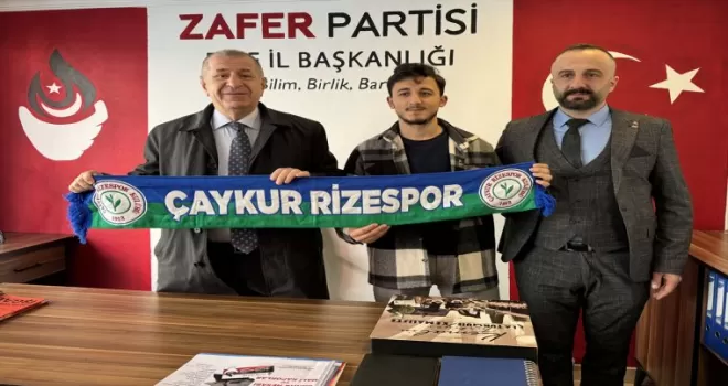 Zafer Partisi Genel Başkanı Ümit Özdağ, Rize’de konuştu: