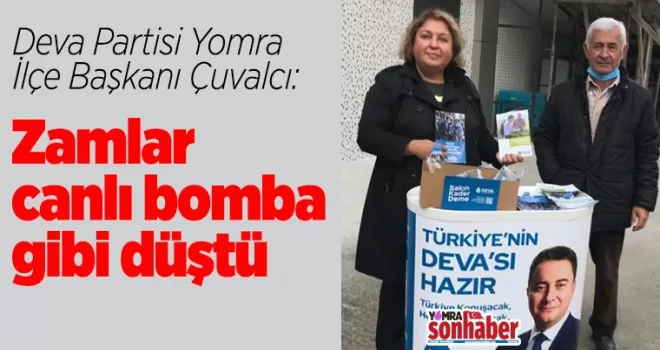 Zamlar canlı bomba gibi düştü