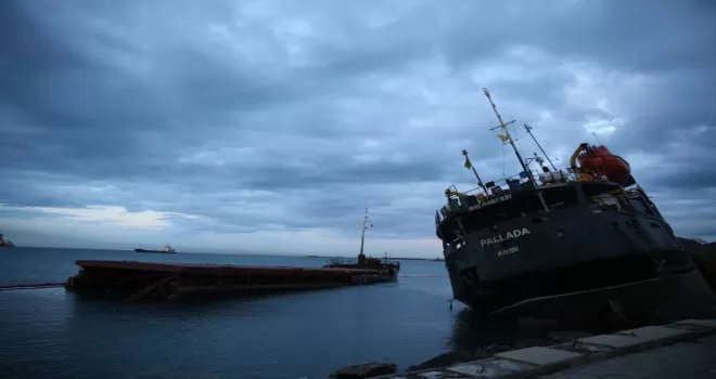 Zonguldak’ta batan geminin personelini arama çalışmaları sürüyor