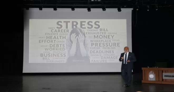 Zonguldak'ta "Çalışma Hayatında Stres Yönetimi" konferansı düzenlendi