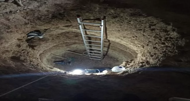 Zonguldak'ta evinin altında kaçak kazı yapan kişi yakalandı