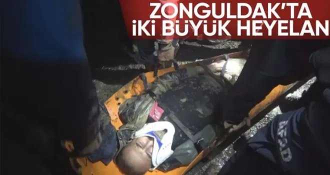 Zonguldak’ta iki büyük heyelan: Arama kurtarma ekibi göçük altında kaldı