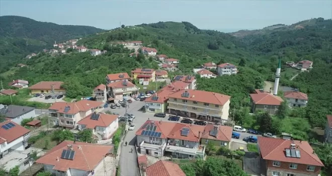 Zonguldak’ta köylüler güneş enerjisi sistemiyle kendi elektriklerini üretiyor