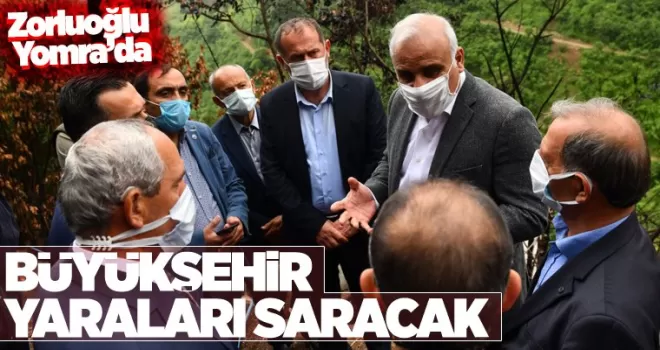 Zorluoğlu Yomra'da... Büyükşehir Yara saracak..