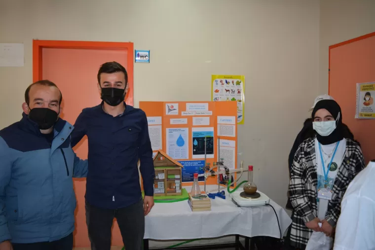 Genç bilim insanları Maden’de sergi açtı