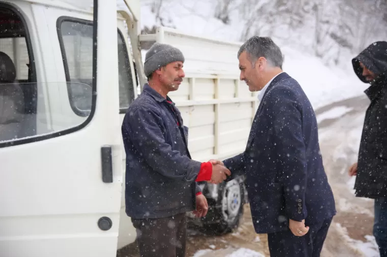 Başkan Bıyık’ın Kar Mesaisi