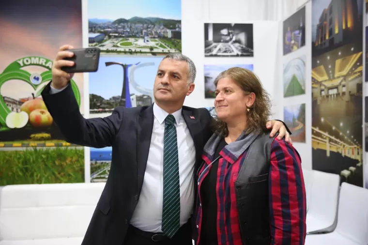 İstanbul'da Yomra standına büyük ilgi