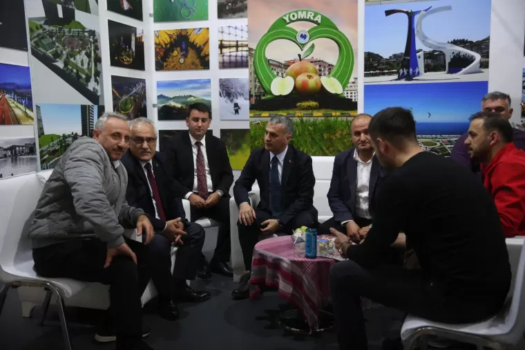 İstanbul'da Yomra standına büyük ilgi