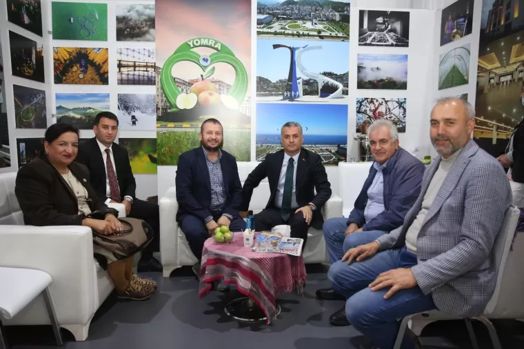 İstanbul'da Yomra standına büyük ilgi