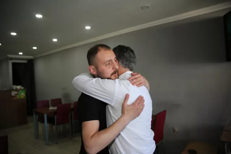 BAŞKAN BIYIK VATANDAŞLA BAYRAMLAŞTI