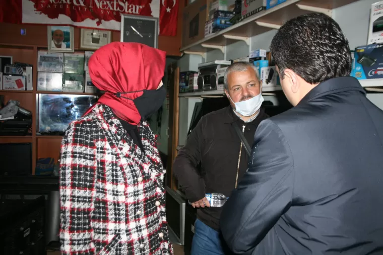 Milletvekili Ayvazoğlu Yomra’da esnaf ziyareti yaptı