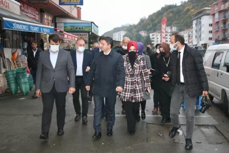 Milletvekili Ayvazoğlu Yomra’da esnaf ziyareti yaptı