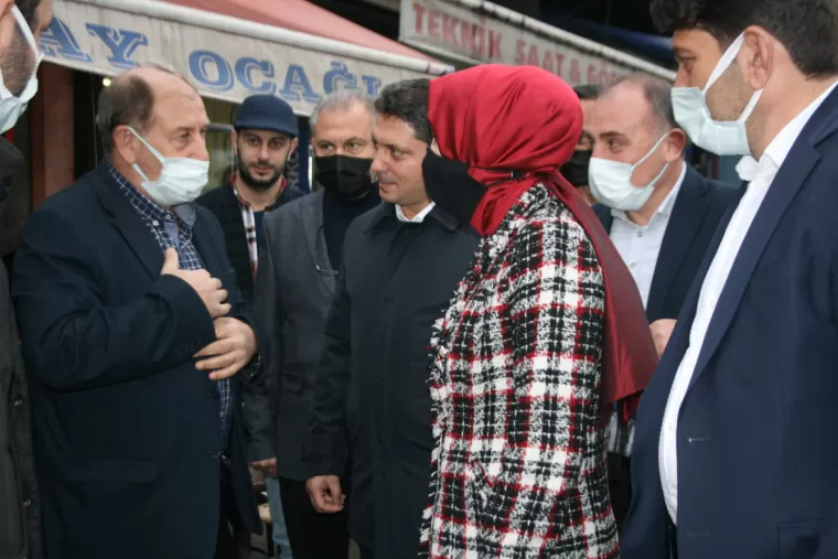 Milletvekili Ayvazoğlu Yomra’da esnaf ziyareti yaptı
