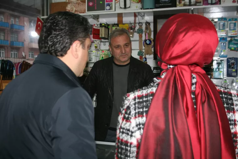 Milletvekili Ayvazoğlu Yomra’da esnaf ziyareti yaptı