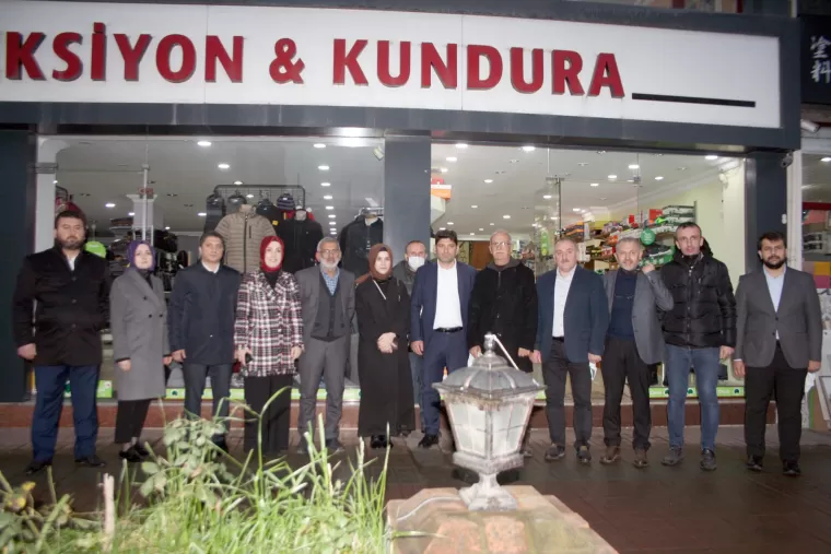 Milletvekili Ayvazoğlu Yomra’da esnaf ziyareti yaptı